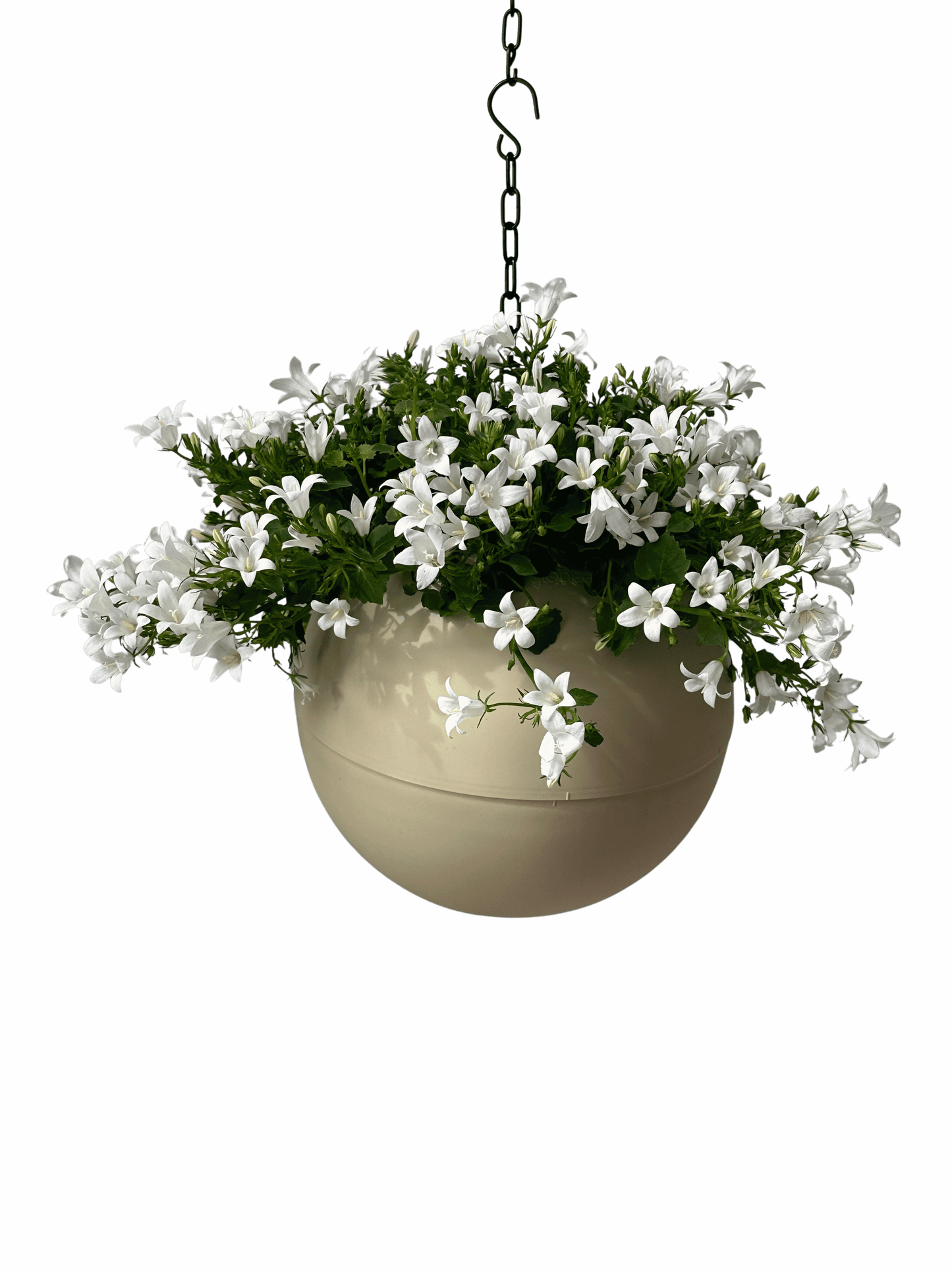 Elegante Globee Sand plantenpot in warme zandkleur voor interieurdecoratie