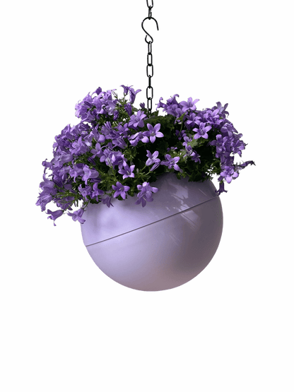 Globee Lilac plantenpot in zachte lila kleur voor stijlvolle interieurdecoratie