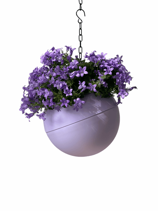 Globee Lilac plantenpot in zachte lila kleur voor stijlvolle interieurdecoratie