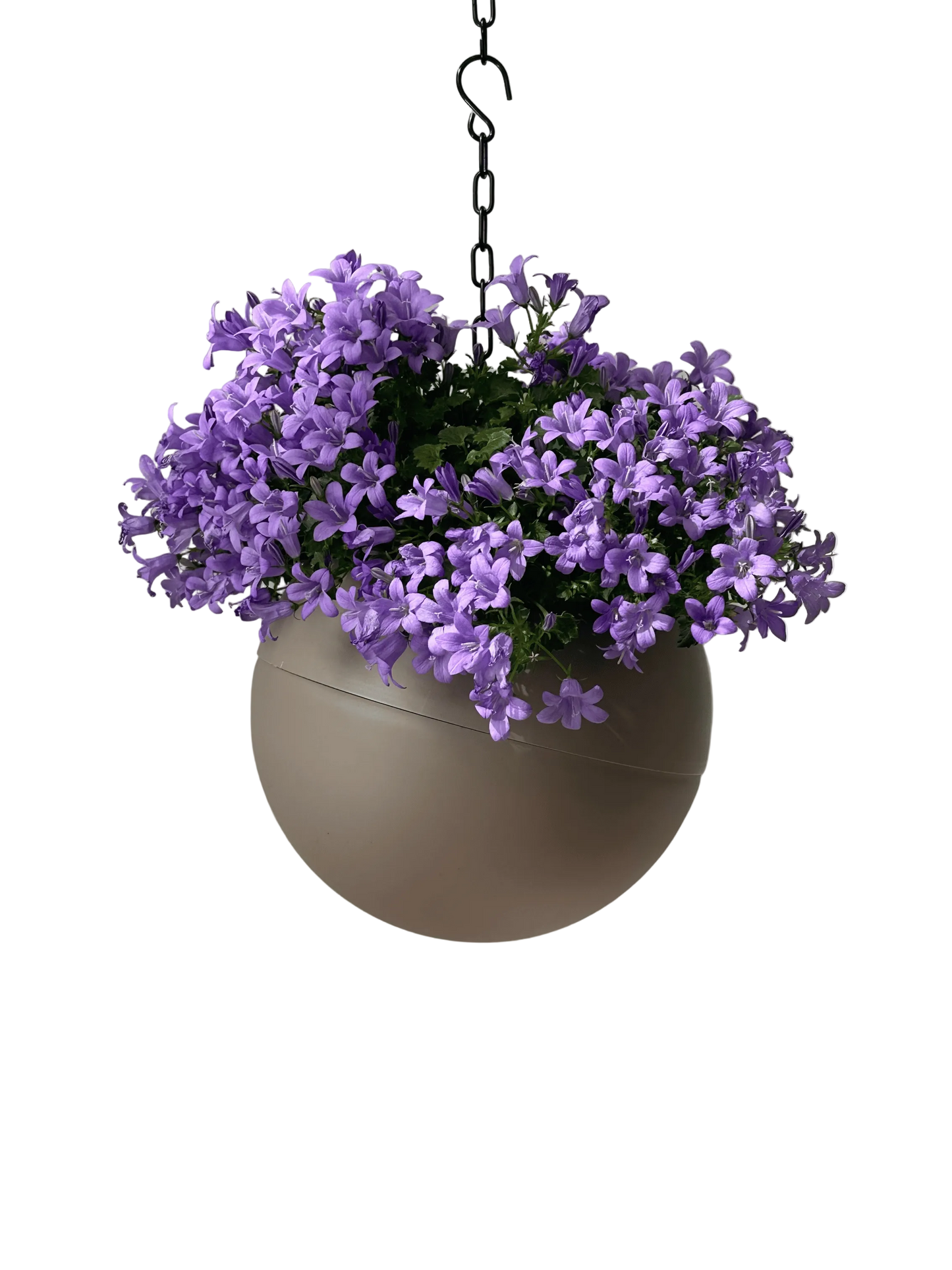 moderne Globee Taupe plantenpot in matte taupekleur voor strak en sfeervol interieur