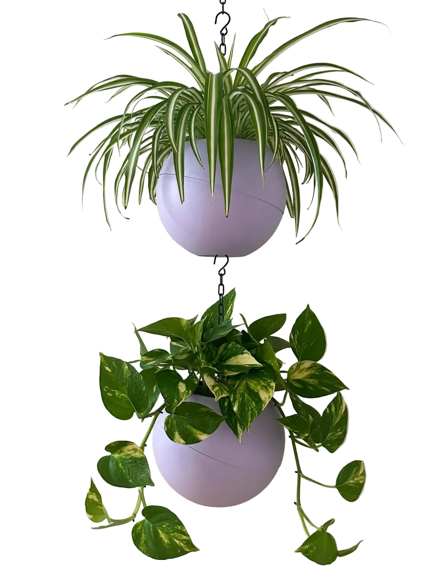 Globee Lilac plantenpot met zachte lila kleur voor stijlvolle interieurdecoratie