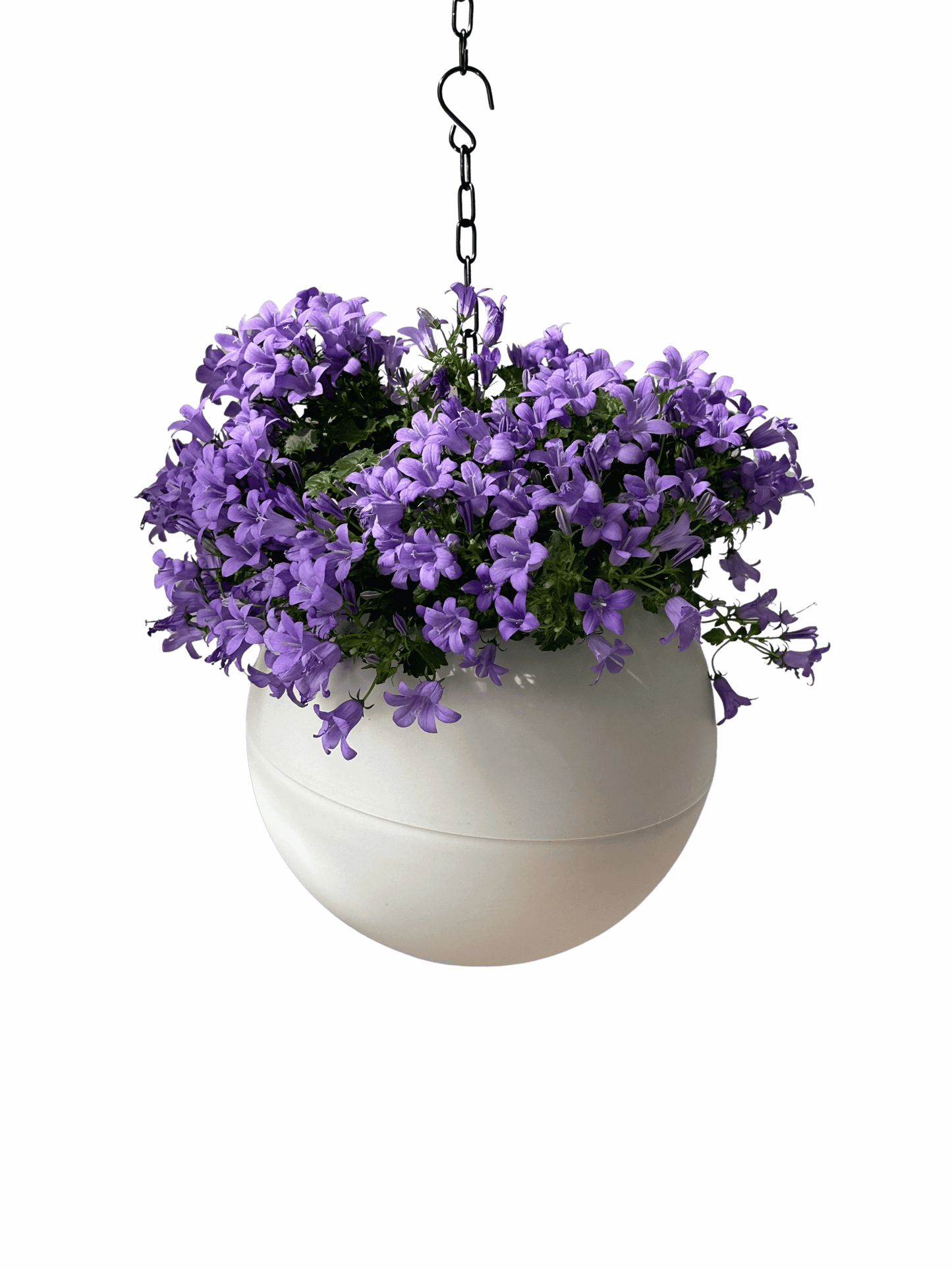 Globee White moderne witte plantenpot voor minimalistisch interieur en planten decoratie