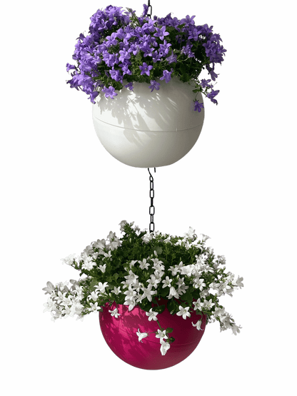 Levendige roze Globee Pink plantenpot voor een kleurrijk interieuraccent