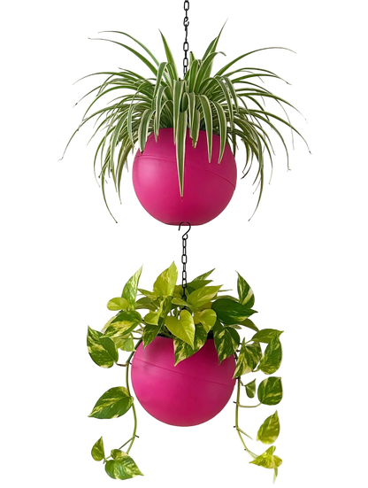 Globee Pink plantenpot in speelse roze tint voor fris en trendy interieuraccent