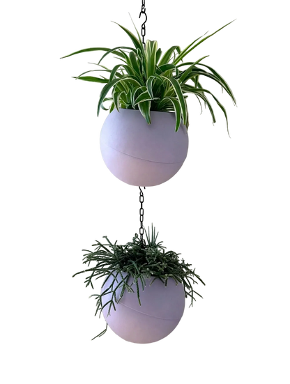 Globee Lilac zachte lila plantenpot voor stijlvolle interieurdecoratie