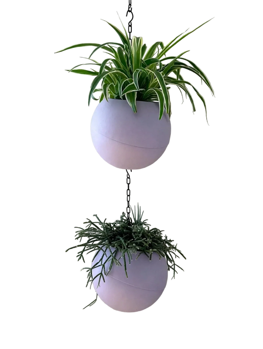 Globee Lilac zachte lila plantenpot voor stijlvolle interieurdecoratie