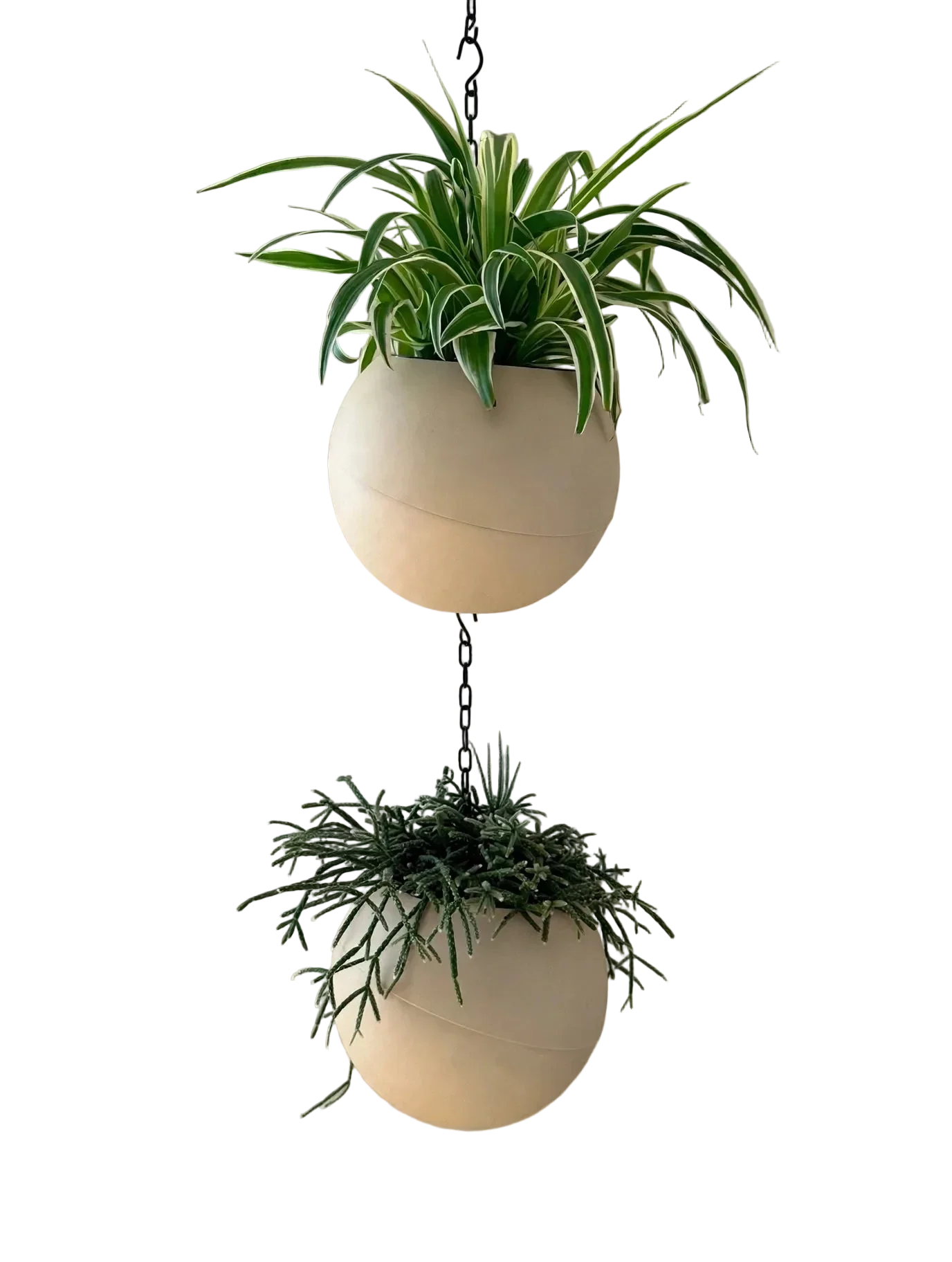 Globee Sand plantenpot in warme zandkleur voor huisdecoratie